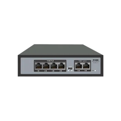 Dlink 4+2 Port 10/100 POE (DES-F1006P-FE)