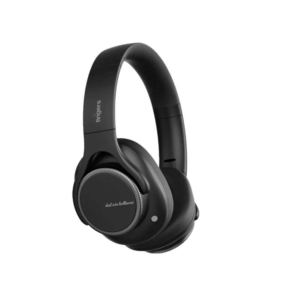 FINGERS Dial-ANC Wireless Headset | Rotary Volume Dial & Advanced ANC