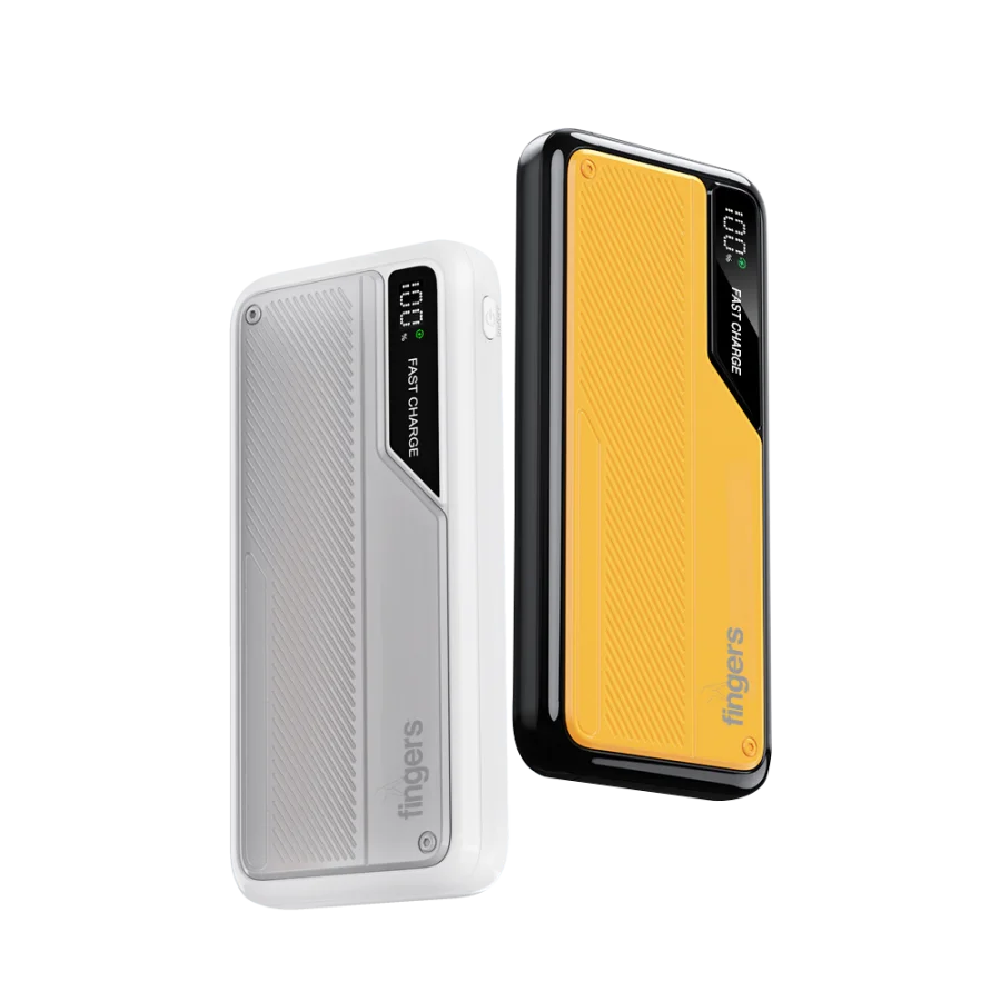 FINGERS Fuel-K3 Power Bank | 10,000 mAh & Built-in Cables