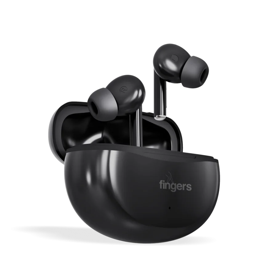 FINGERS Go-Hi-3 TWS Earbuds | 17.5 Hours Playtime & Ergonomic Comfort