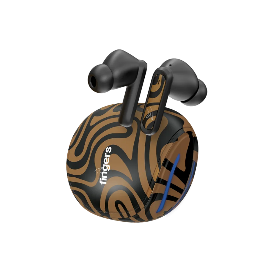 FINGERS Go-Zing M6 TWS Earbuds | 30-Hour Battery & 13 mm Driver