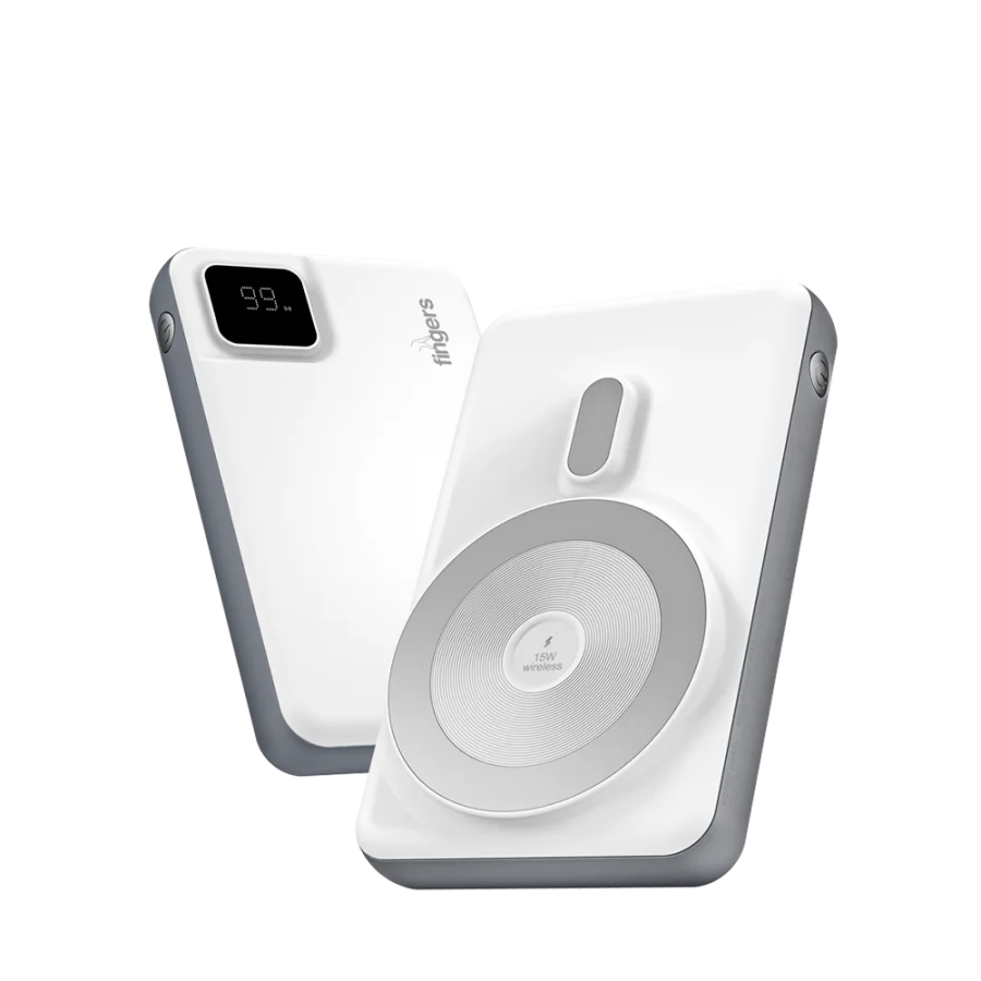 FINGERS MagPower-P10 Power Bank | 10,000 mAh & Wireless MagSafe