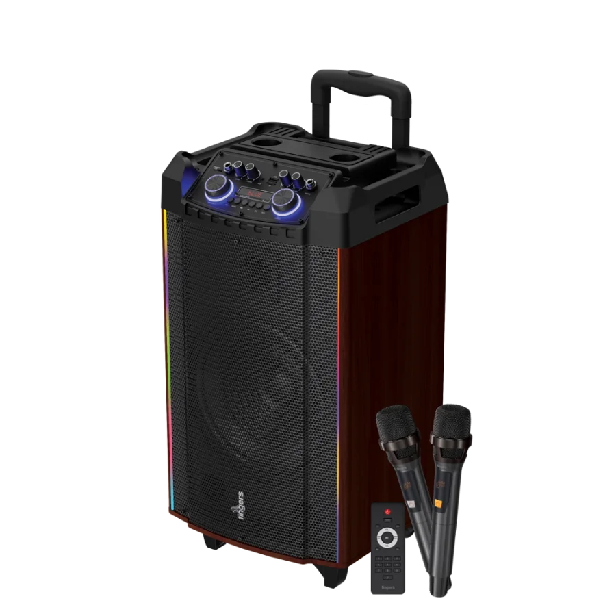 FINGERS RollingParties WoodSound-81 | 70W Wood Encased Party Speaker