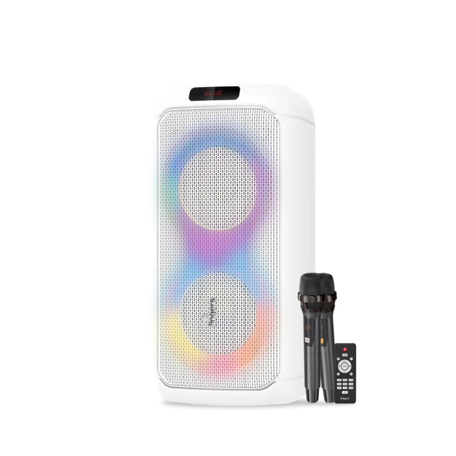FINGERS SoulSound-64 Party Speaker | 70W Power & 2 Wireless Mics