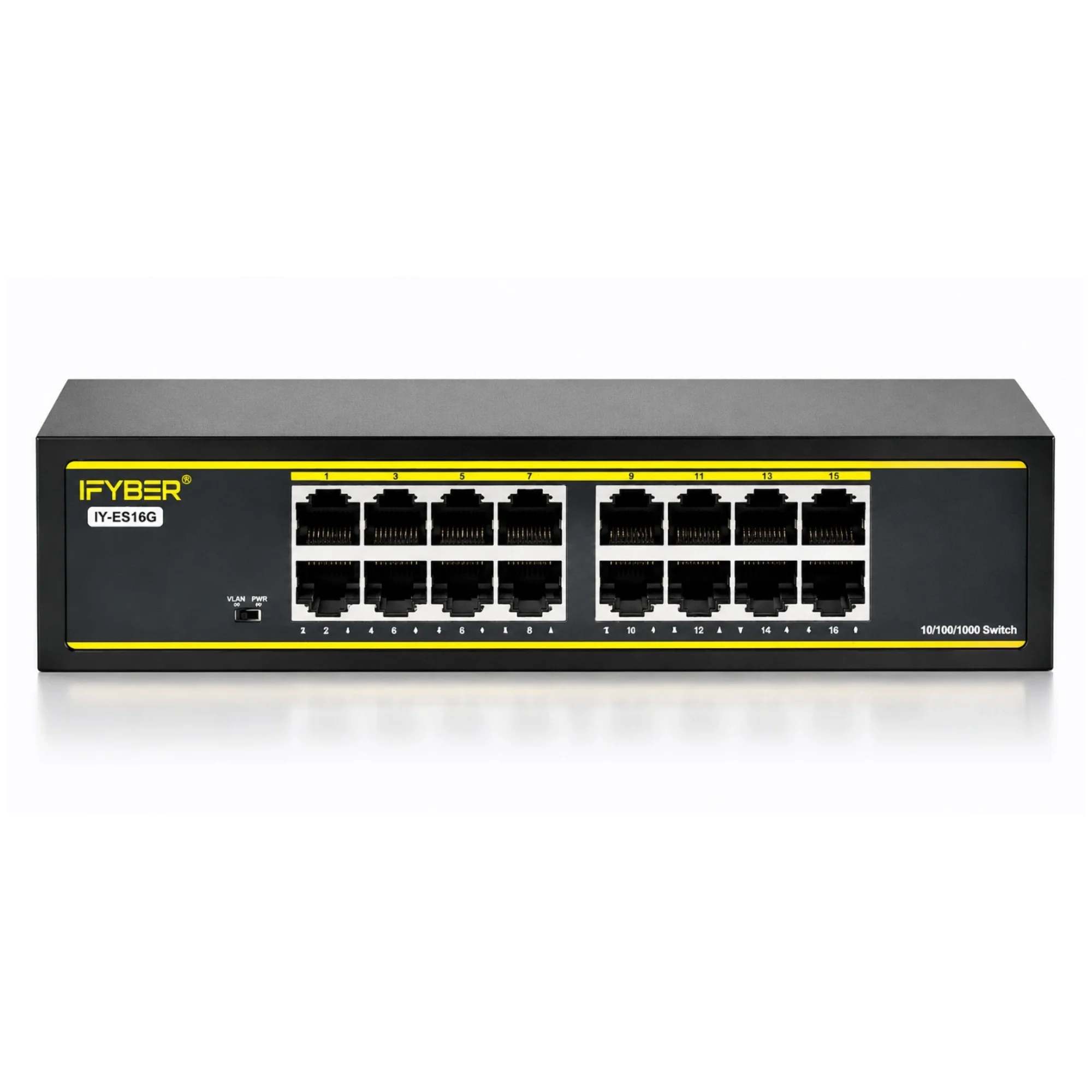 Fyber 16 Port Giga Desktop Switch (IFYES-16G)