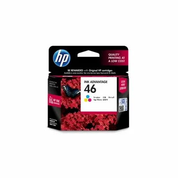 HP 46 CZ638AA Tri-Color Ink Advantage Cartridge for DeskJet – 750 Pages