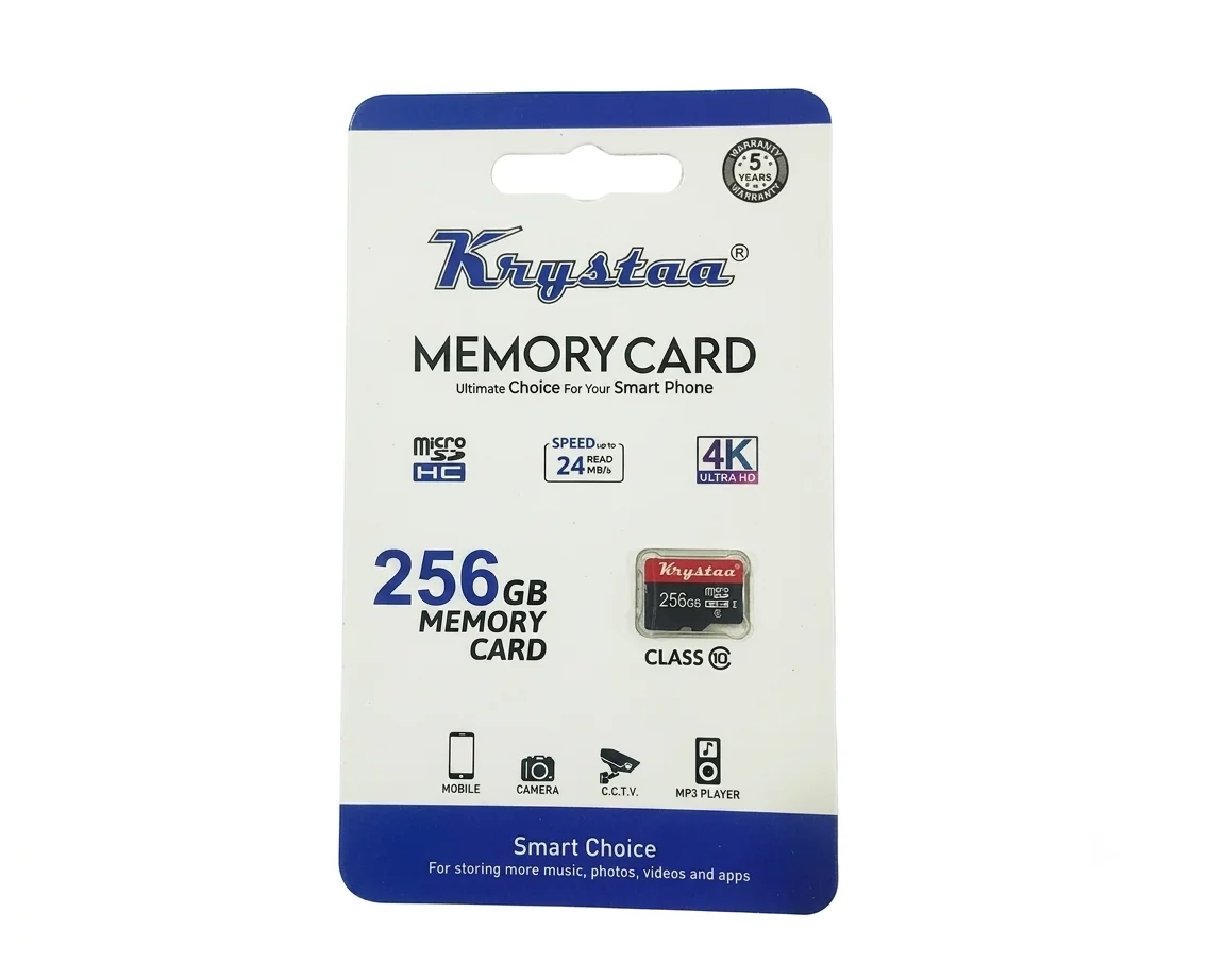 Krystaa 256 GB Memory Card