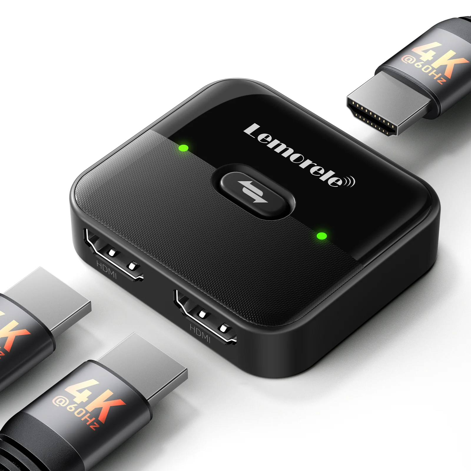 Lemorele 2-Port HDMI 2.0 Bi-Directional Switch With 4K@60Hz (HS001)
