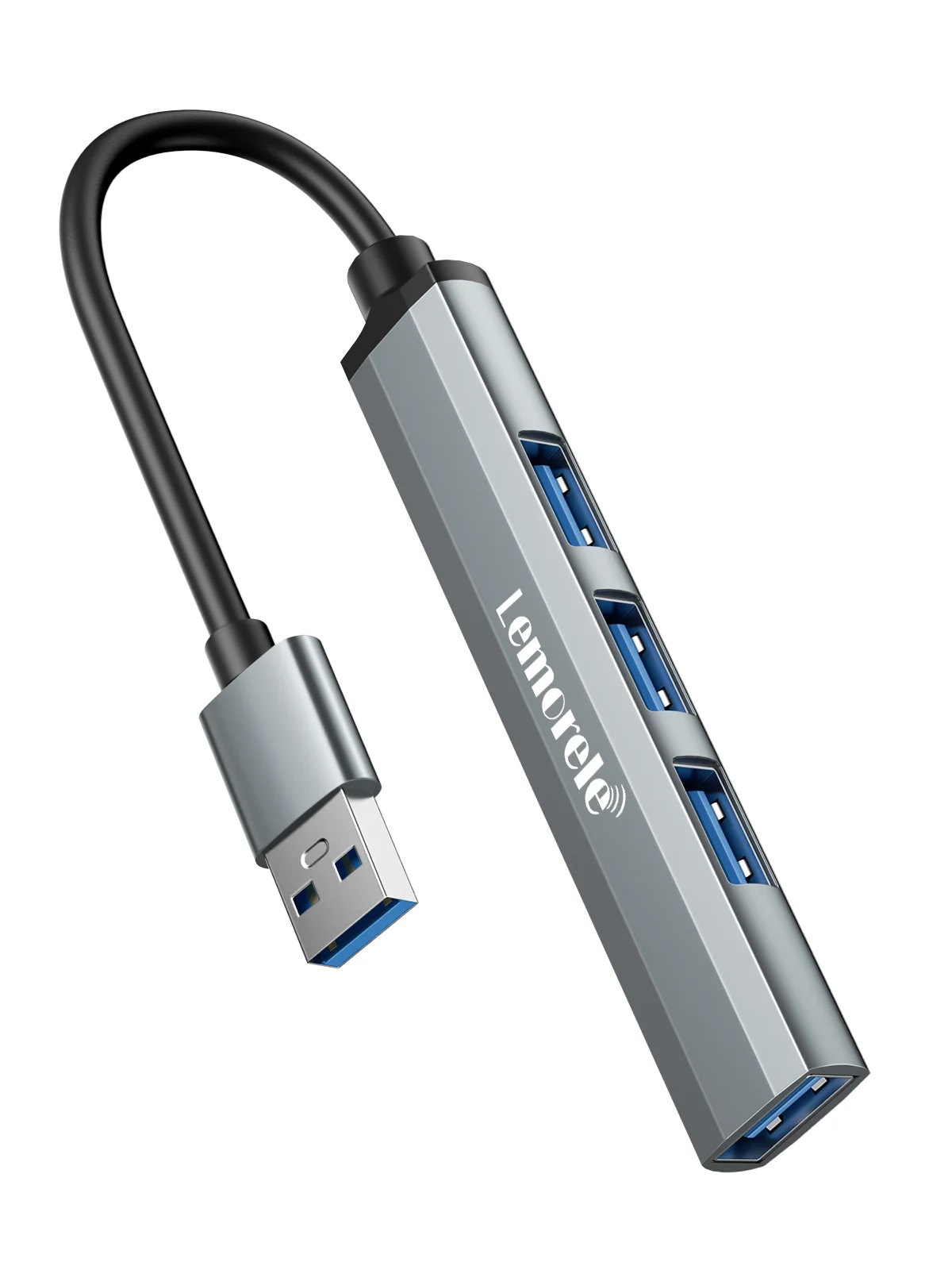Lemorele 4-Port USB Hub With 1 × USB 3.0 & 3 × USB 2.0 Ports (TC53)