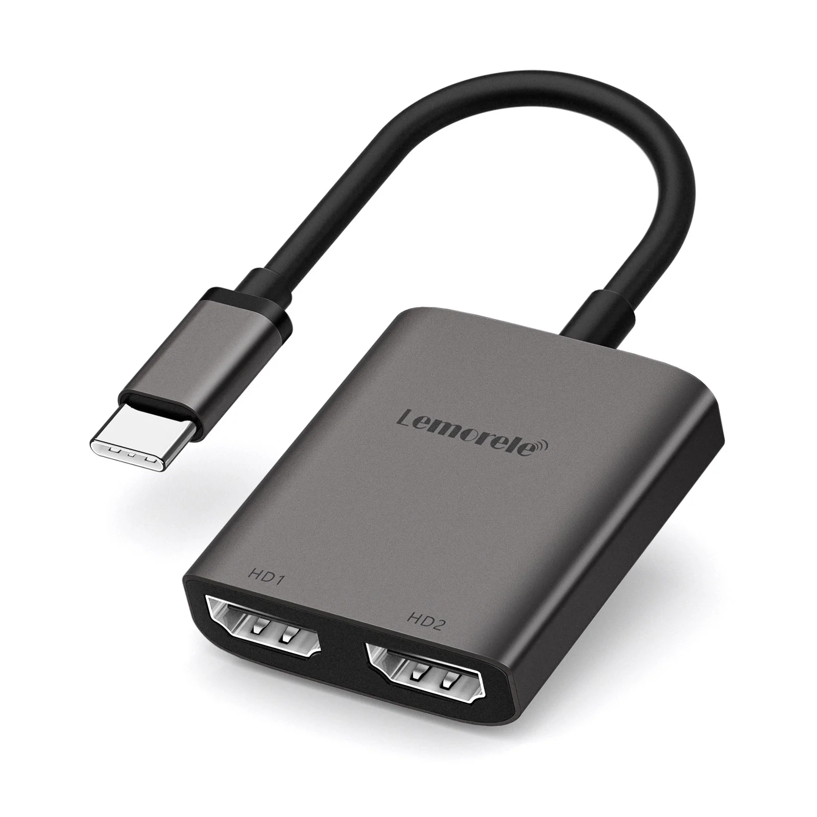 Lemorele USB-C To Dual HDMI 4K@60Hz Adapter (TC21)