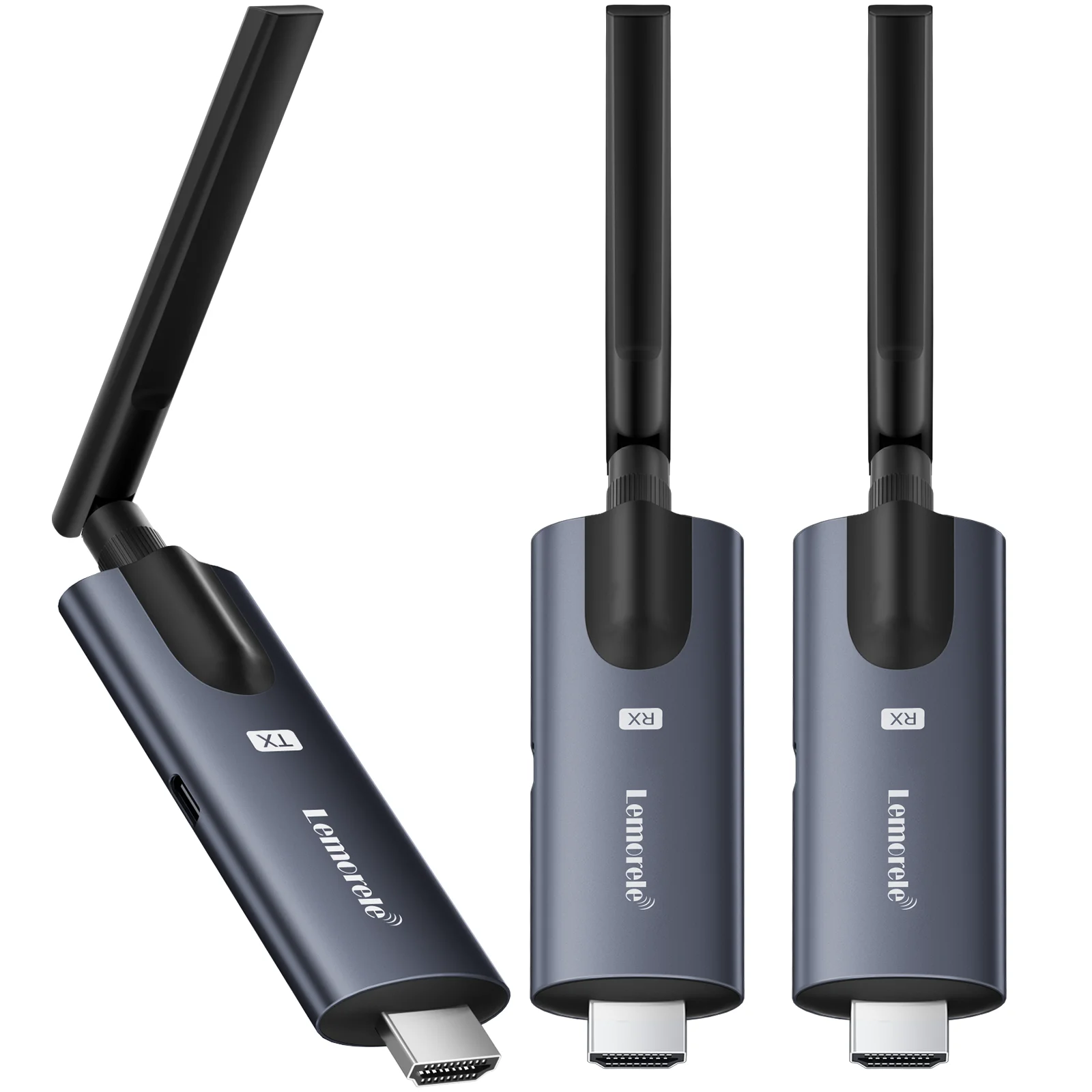 Lemorele Wireless HDMI Transmitter & Receiver Kit With Dual Rx 1080P, 200M (R1010)