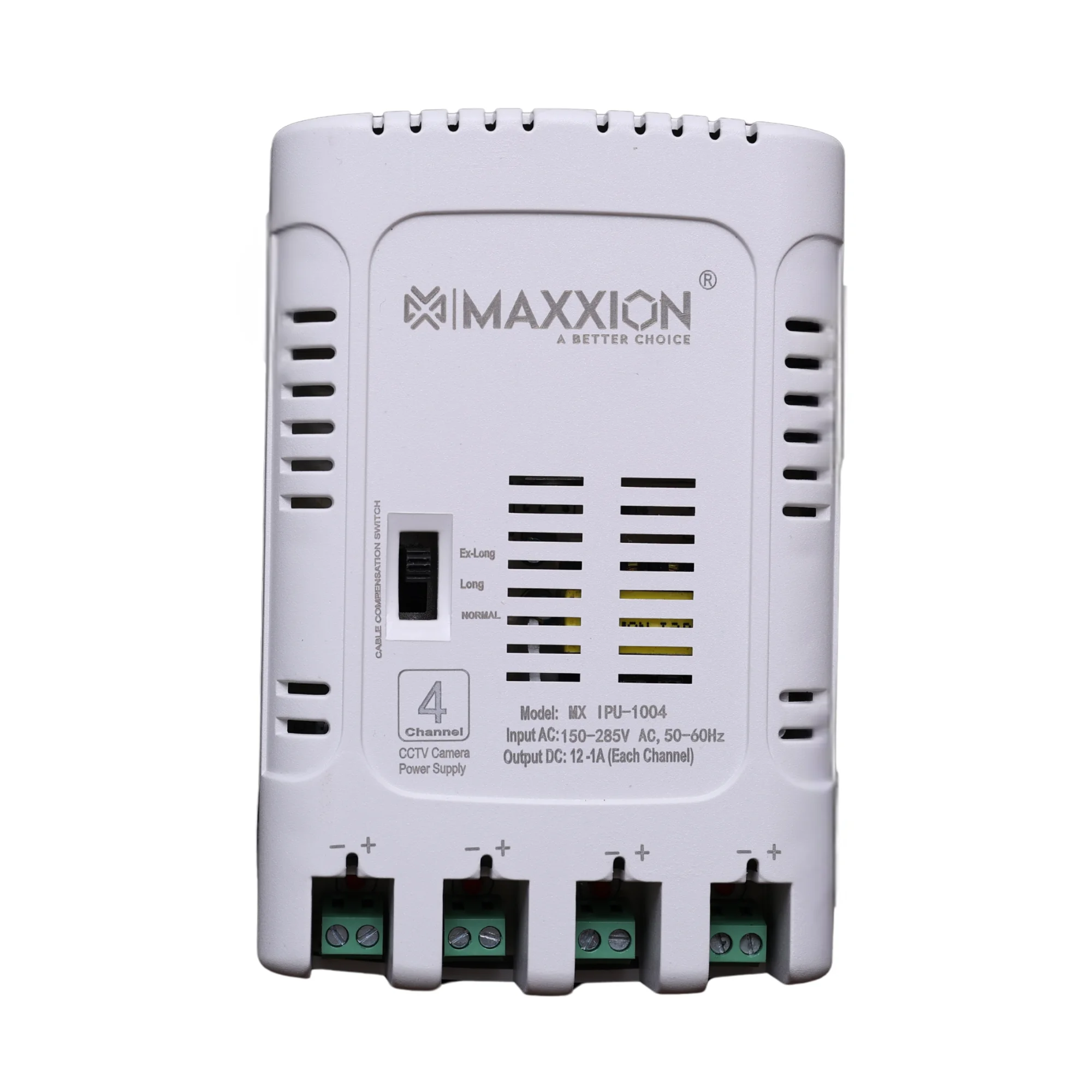 Maxxion 4 Channel Power Supply Individual Output (MX-IPU1004)