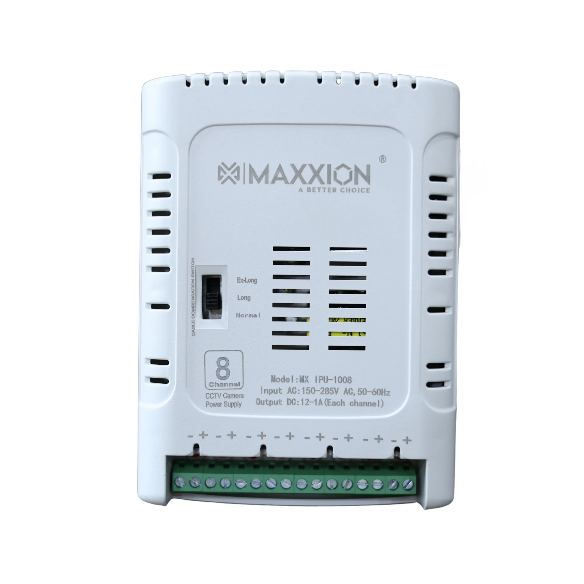 Maxxion 8 Channel Power Supply Individual Output (MX-IPU1008)
