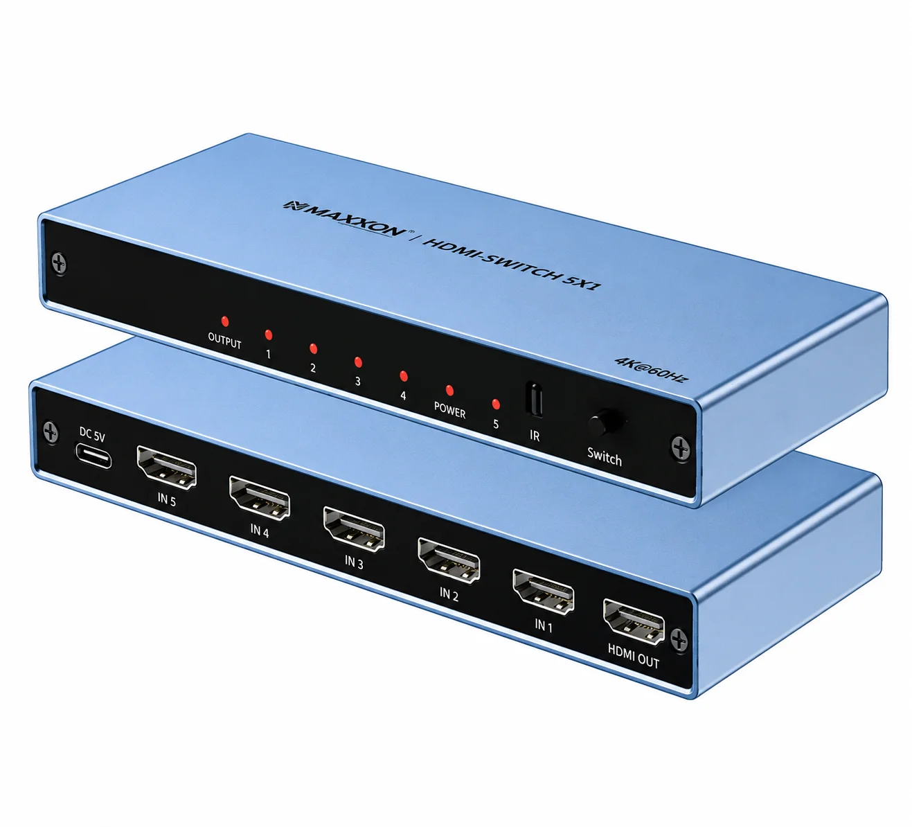 Maxxion HDMI 5 In 1 Out Switch (MX-HSW501)