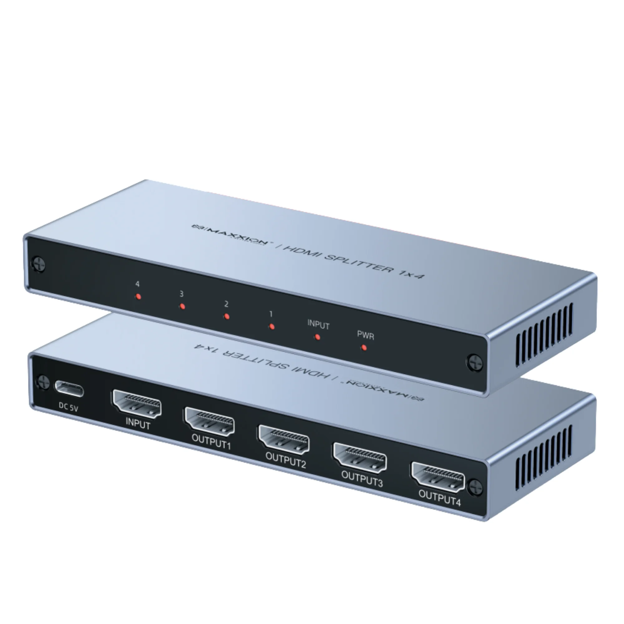 Maxxion HDMI Splitter 1 In 4 Out 4K X 2K/30Hz (MX-HSX104)