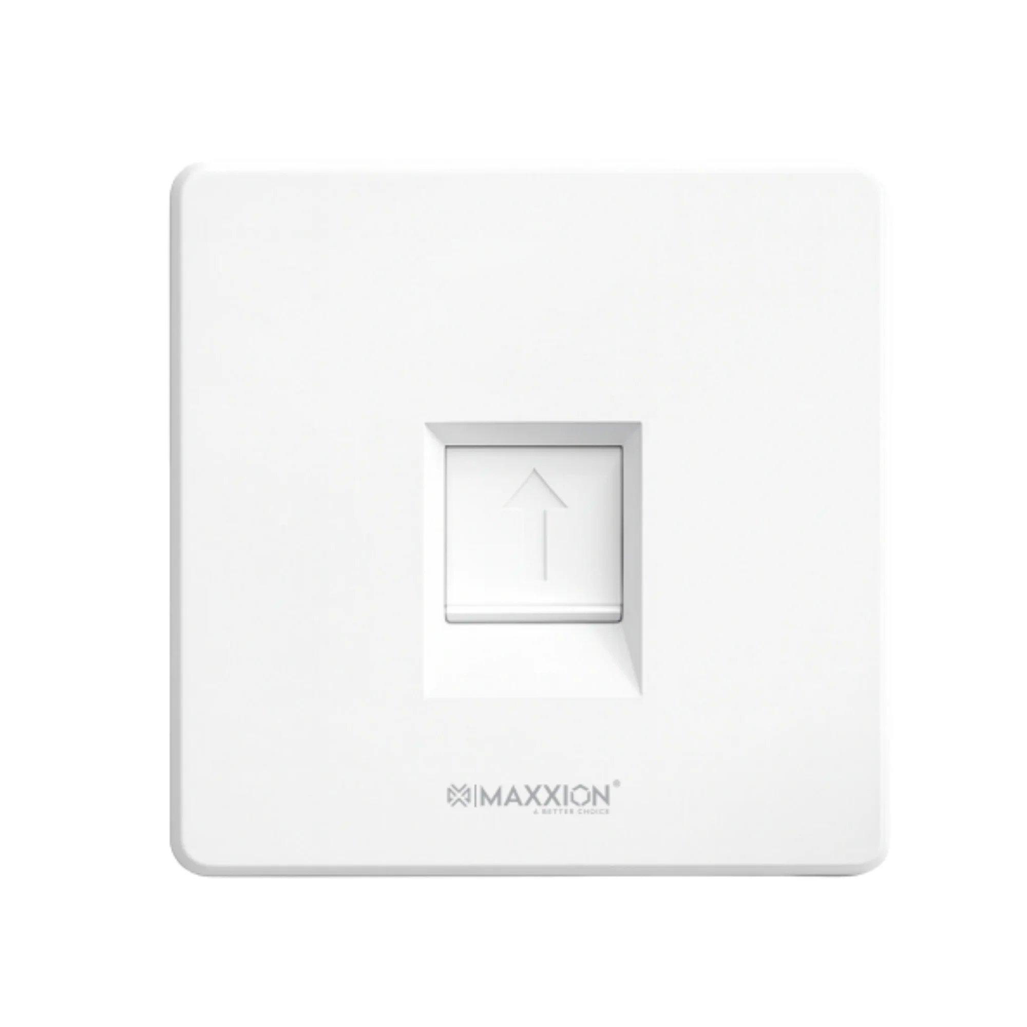 Maxxion Single Port Face Plate (MX-FP1-WS)