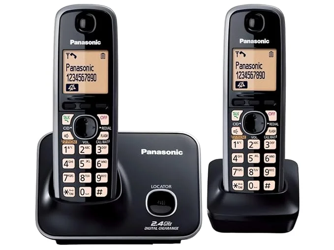 Panasonic Dual Handset Cordless Phone (KX-TG3712)
