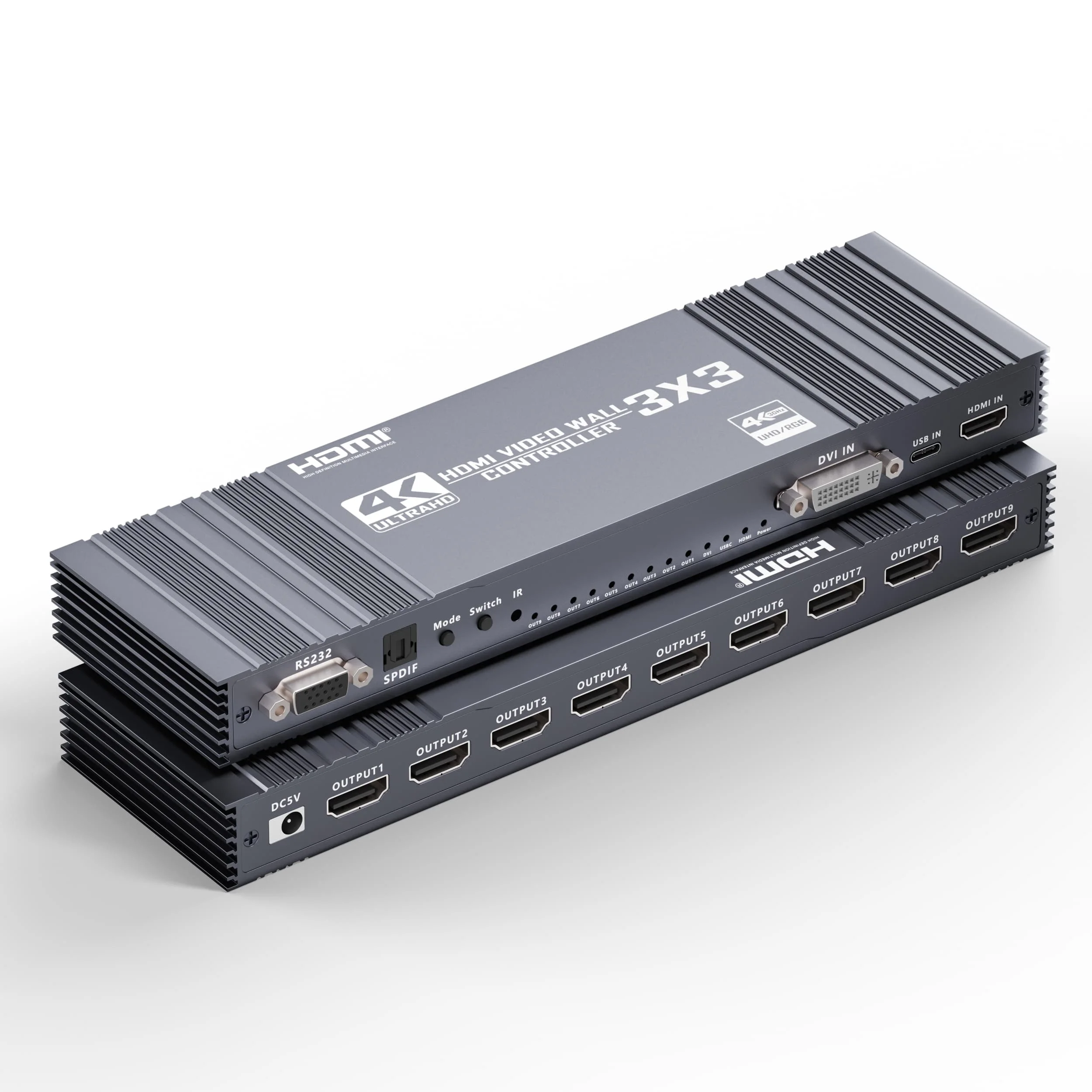 SRB 3X3 4K HDMI1.4 Dvi Video Wall Controller With USB (SRB-HDMI3X3 CONTROLLER)