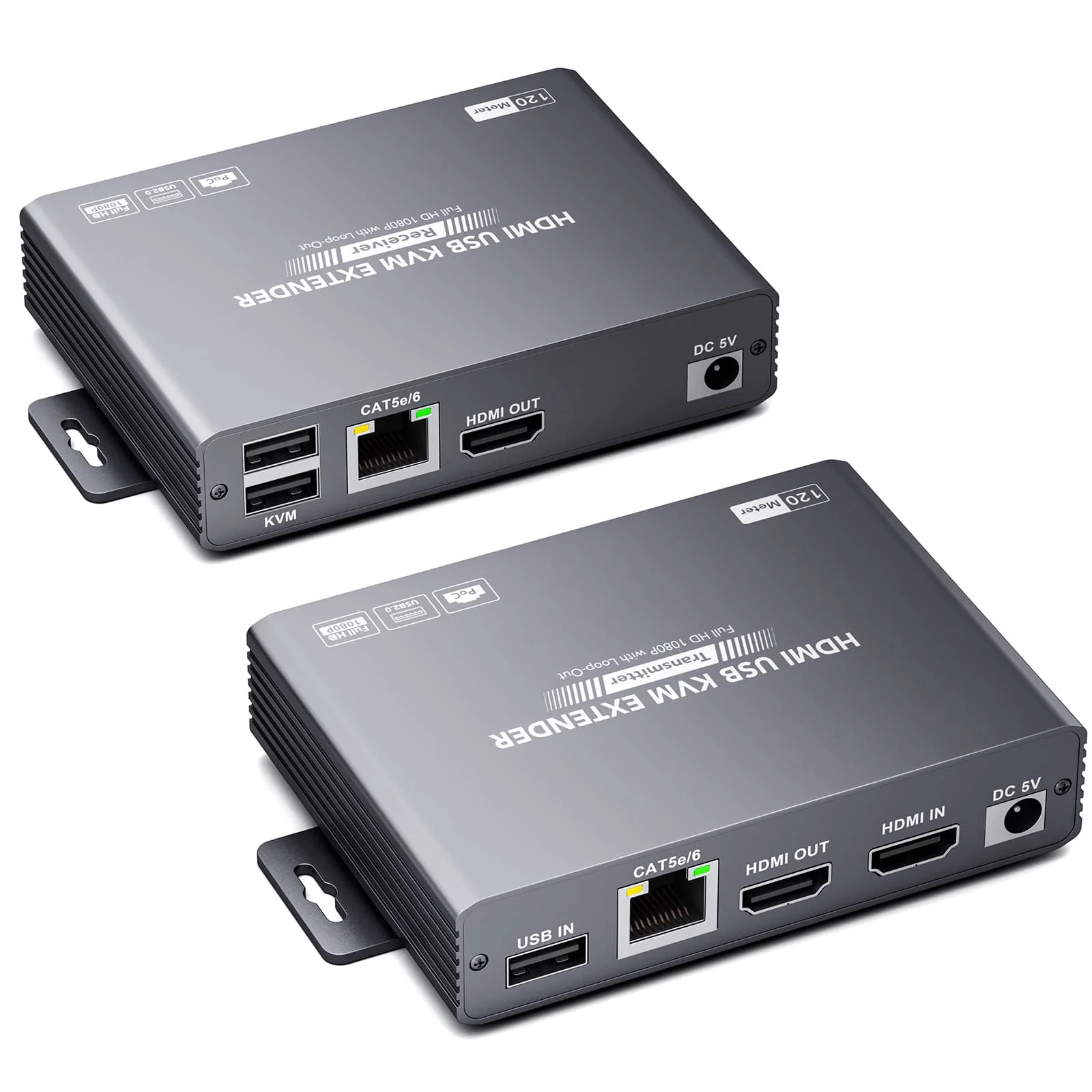 SRB HDMI Over Lan KVM Extender 120Mtr (SRBET120MUSB)