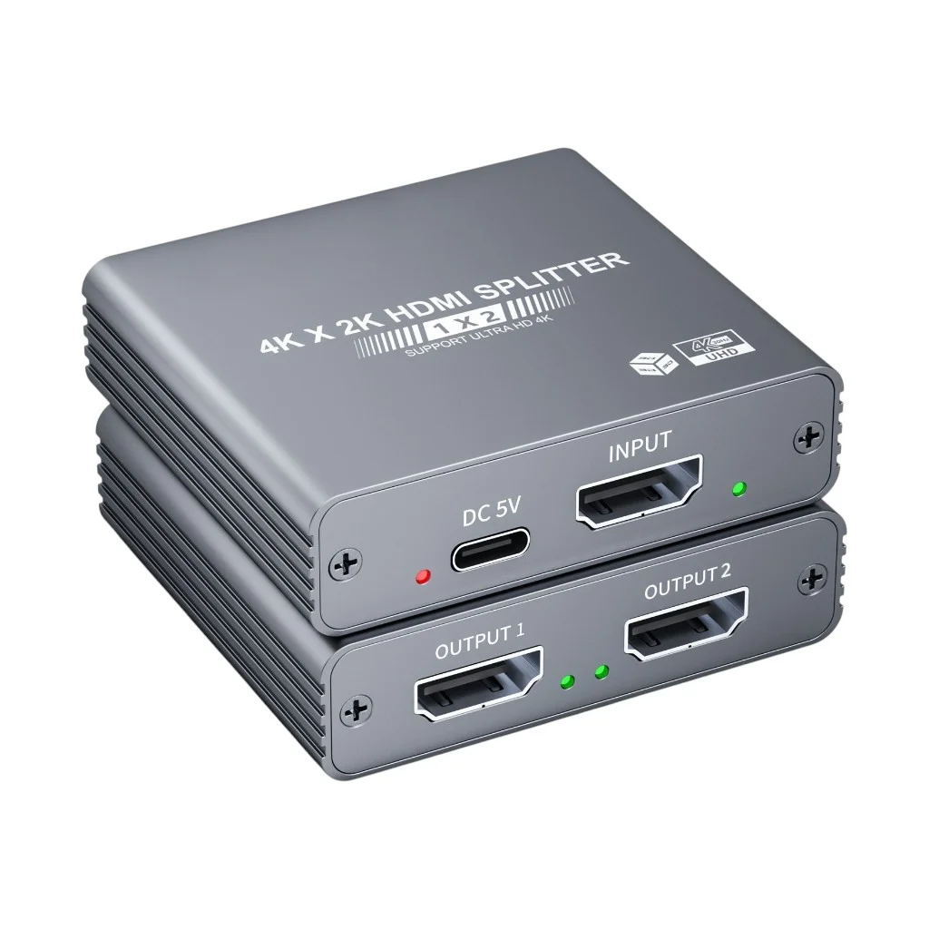 SRB HDMI Splitter 1:2 C Type Powered (SRB-HS102)