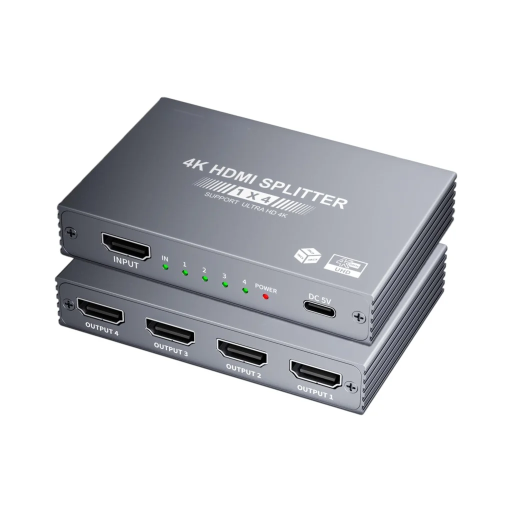 SRB HDMI Splitter 1:4 C Type Powered (SRB-HS104)