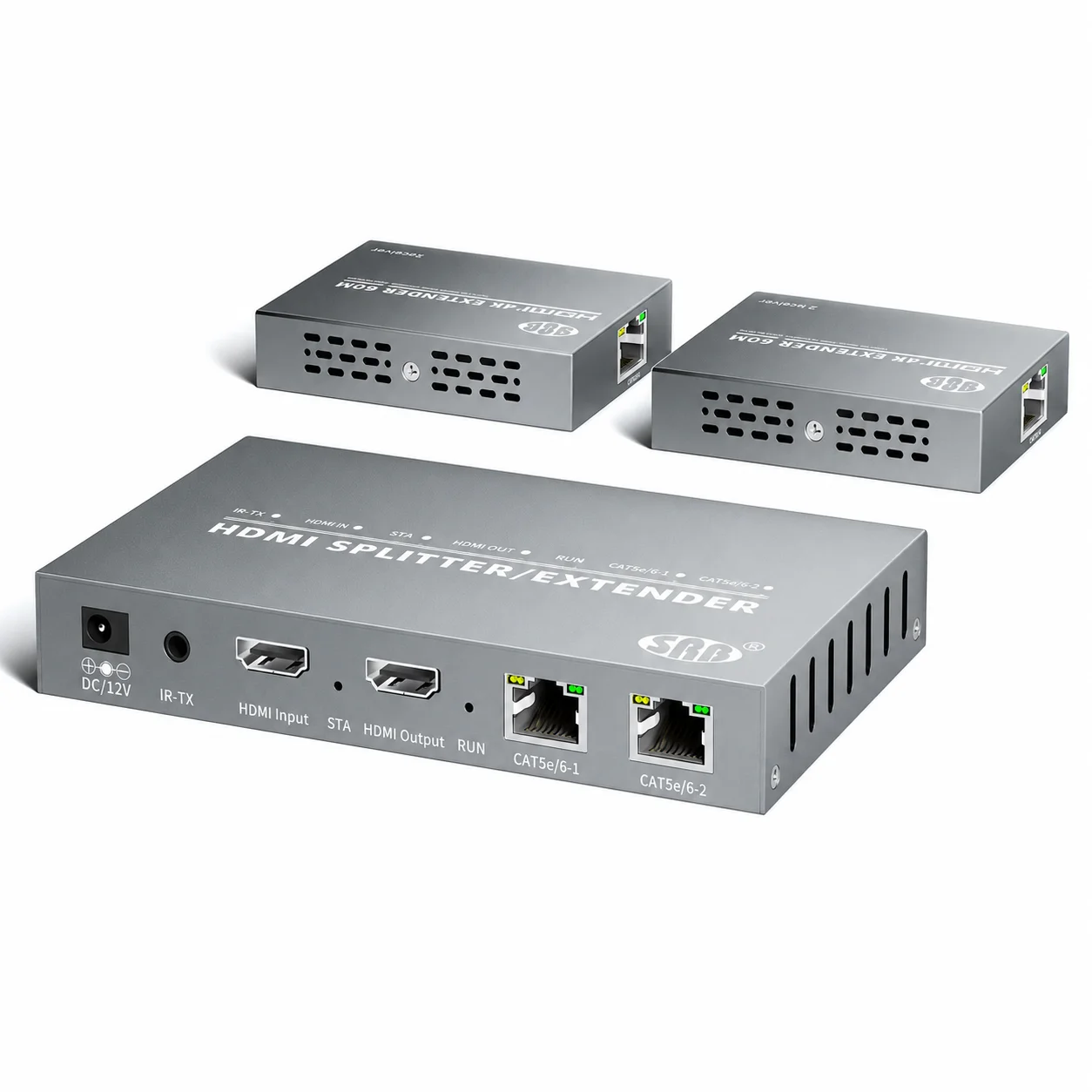 SRB HDMI Splitter With Extender 1:2 Upto 60M (SRB-SE102/60M)