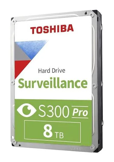Toshiba 8TB AV Hard Drive S300 Pro (HDWTA80UZSVA)