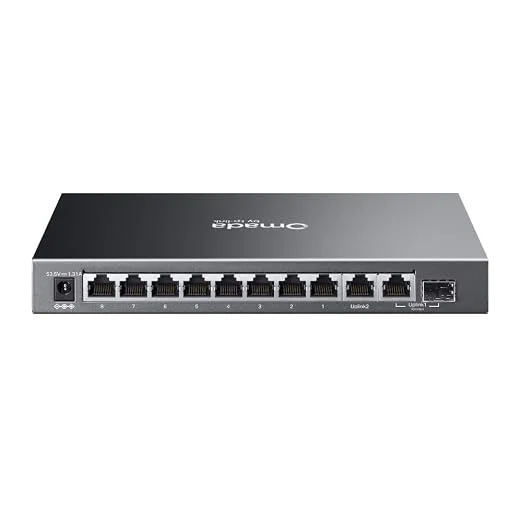 Tp-Link 10 Port Gigabit Easy Managed Switch With 8-Port POE+ (ES210GP)