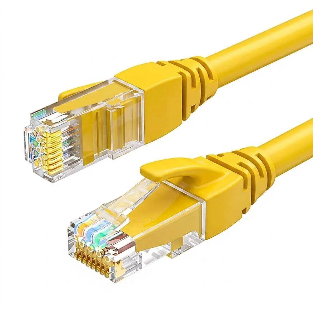 Trionet CAT6 UTP Patch Cord 1 Mtr Length Yellow (TNPC+CAT6UTP01/Y)