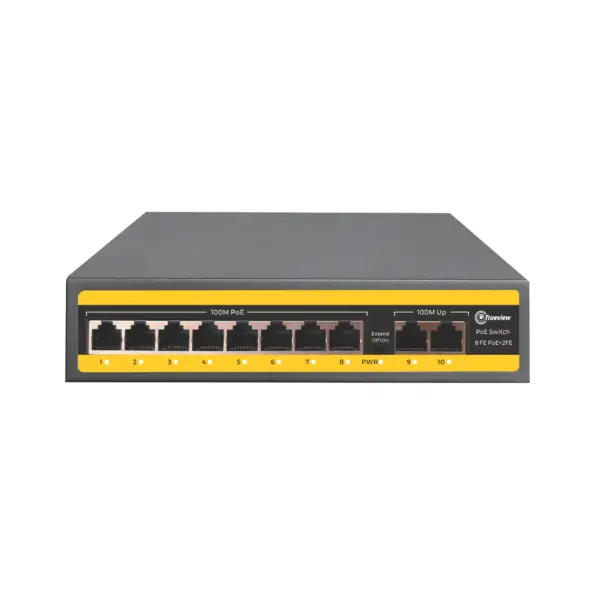 Trueview 8 Port POE Switch 8+2 (T38262-A)